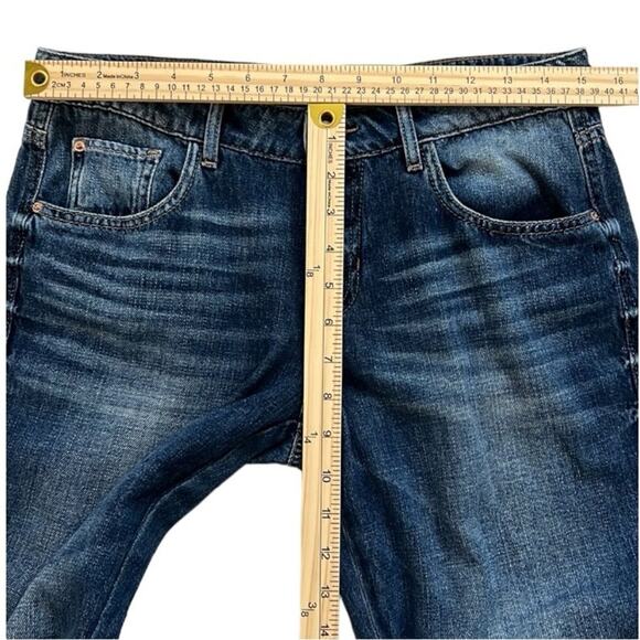 Guess Tomboy Jeans Womens 27 Button Front Ankle Cropped Boho Casual Cotton - Picture 8 of 12